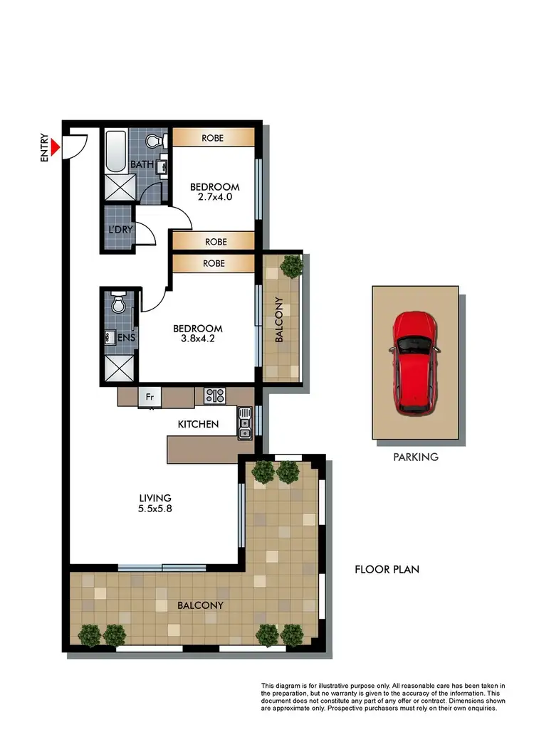 Floorplan of Homely apartment listing, 11/30-34 Penkivil Street, Bondi NSW 2026