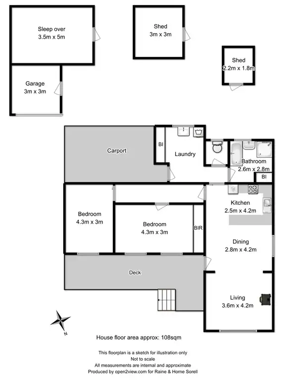 Floorplan of Homely house listing, 28 Rheban Road, Orford TAS 7190