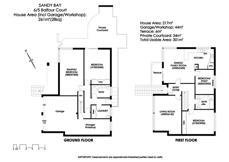Floorplan of Homely unit listing, 6/5 Balfour Court, Sandy Bay TAS 7005