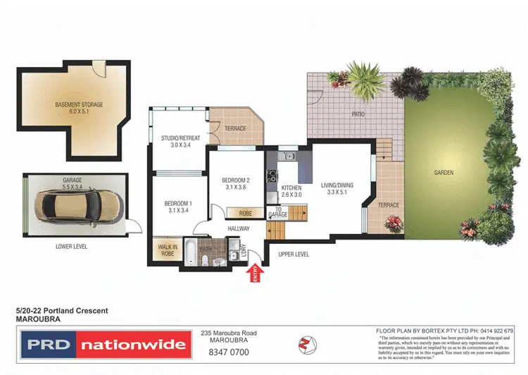 Floorplan of Homely apartment listing, 5/20-22 Portland Crescent, Maroubra NSW 2035