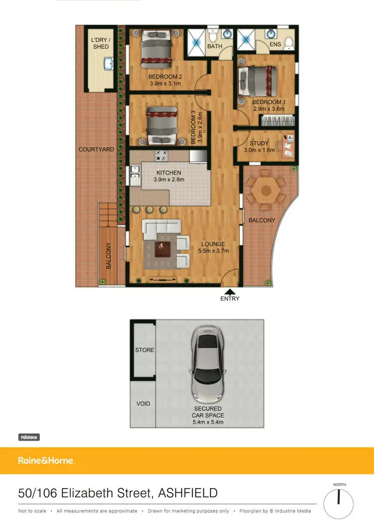 Floorplan of Homely unit listing, 50/106 Elizabeth Street, Ashfield NSW 2131