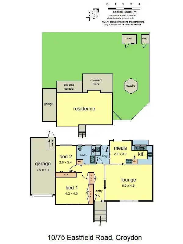 Floorplan of Homely unit listing, 10/75 Eastfield Road, Croydon VIC 3136