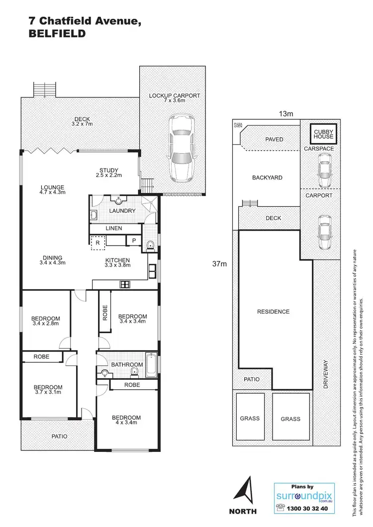Floorplan of Homely house listing, 7 Chatfield Avenue, Belfield NSW 2191