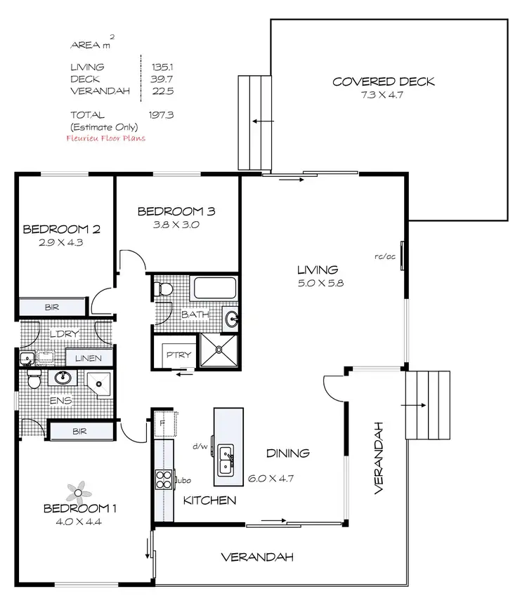Floorplan of Homely house listing, 20 Birchall Road, Goolwa Beach SA 5214