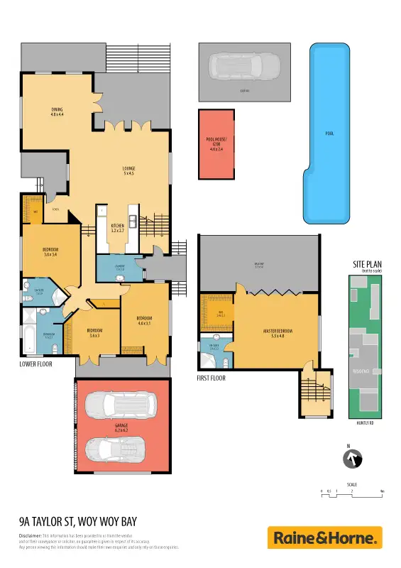 Floorplan of Homely house listing, 9a Taylor Street, Woy Woy Bay NSW 2256