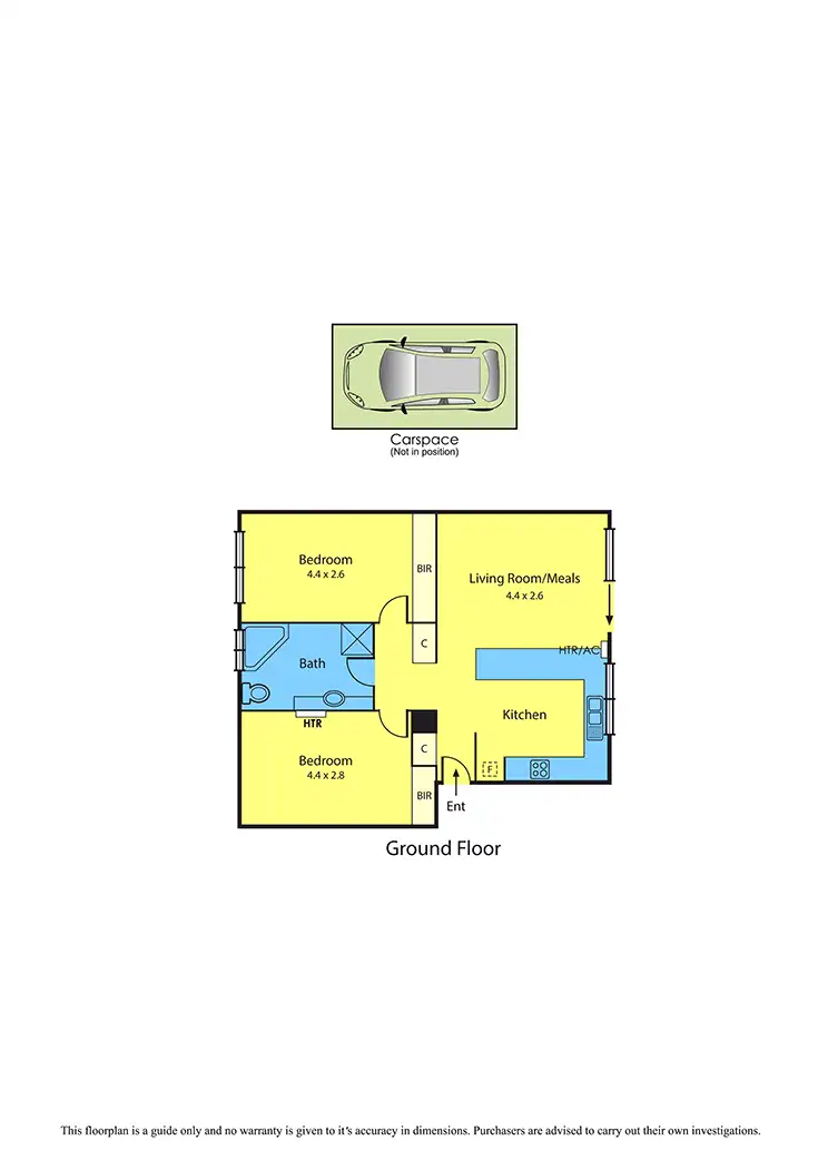Floorplan of Homely apartment listing, 2/261 Esplanade, Altona VIC 3018