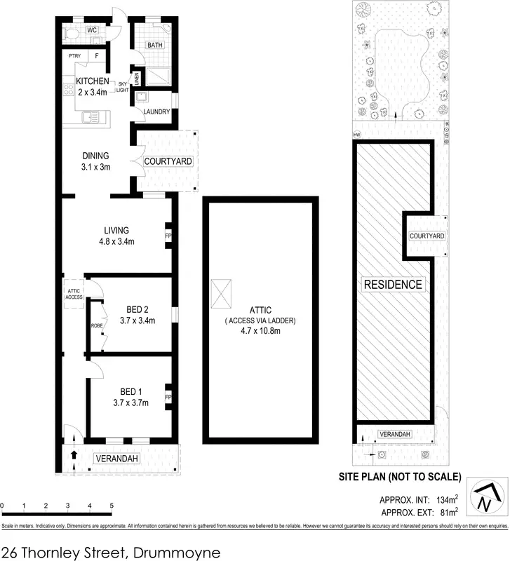 Floorplan of Homely house listing, 26 Thornley Street, Drummoyne NSW 2047