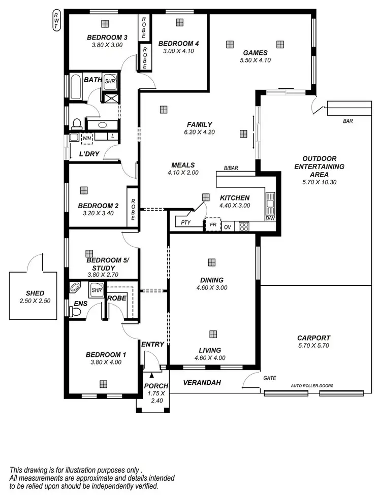 Floorplan of Homely house listing, 25 Nicholl Avenue, Aldinga Beach SA 5173