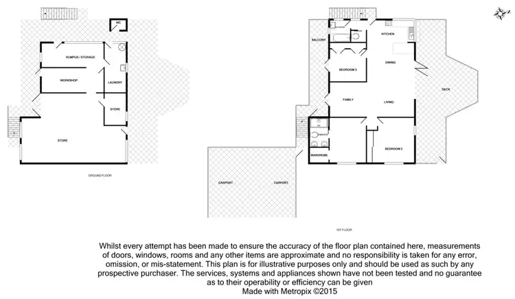 Floorplan of Homely house listing, 15 Cross Street, Fairfield QLD 4103
