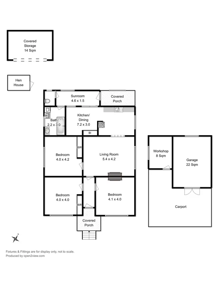 Floorplan of Homely house listing, 18 Wentworth Street, Bothwell TAS 7030