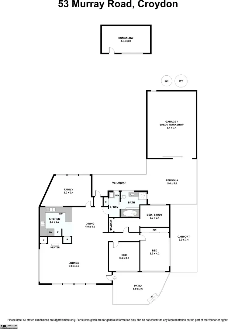 Floorplan of Homely house listing, 53 Murray Road, Croydon VIC 3136