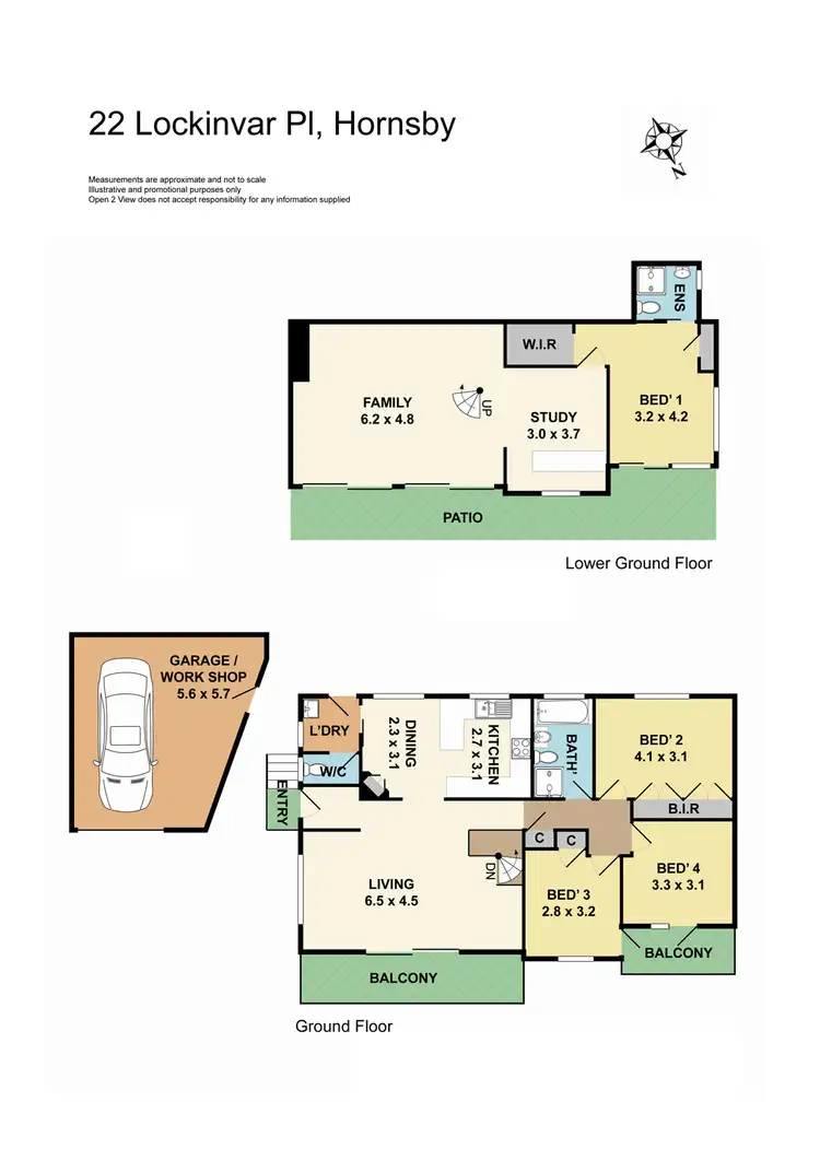 Floorplan of Homely house listing, 22 Lockinvar Place, Hornsby NSW 2077