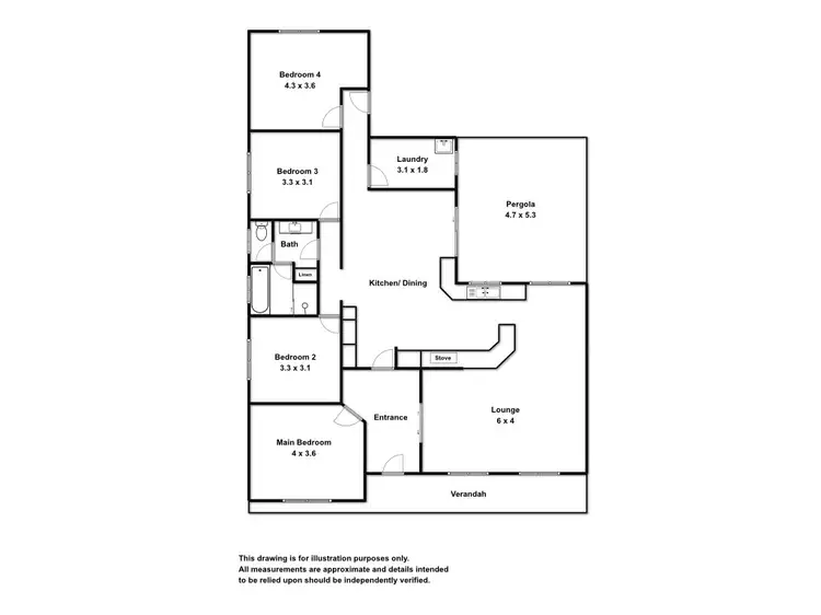 Floorplan of Homely house listing, 18 Betts Street, Ceduna SA 5690