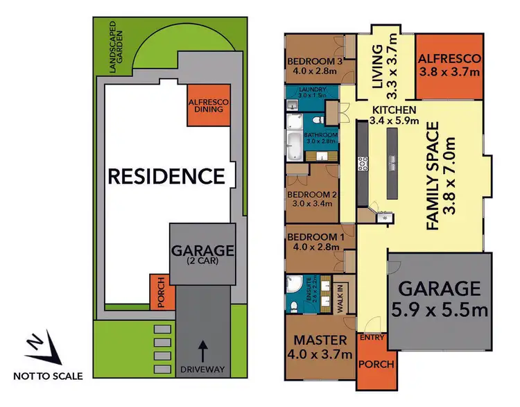 Floorplan of Homely house listing, 13 Queenscliff Place, Mardi NSW 2259