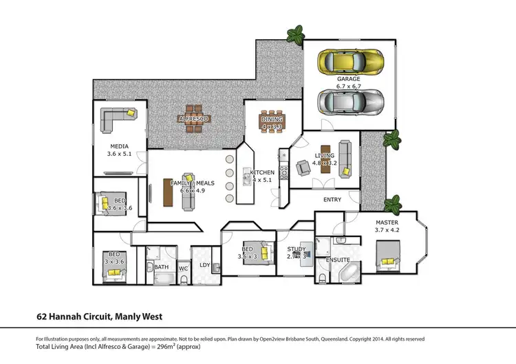 Floorplan of Homely house listing, 62 Hannah Circuit, Manly West QLD 4179