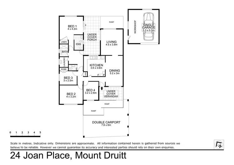 Floorplan of Homely house listing, 24 Joan Place, Mount Druitt NSW 2770