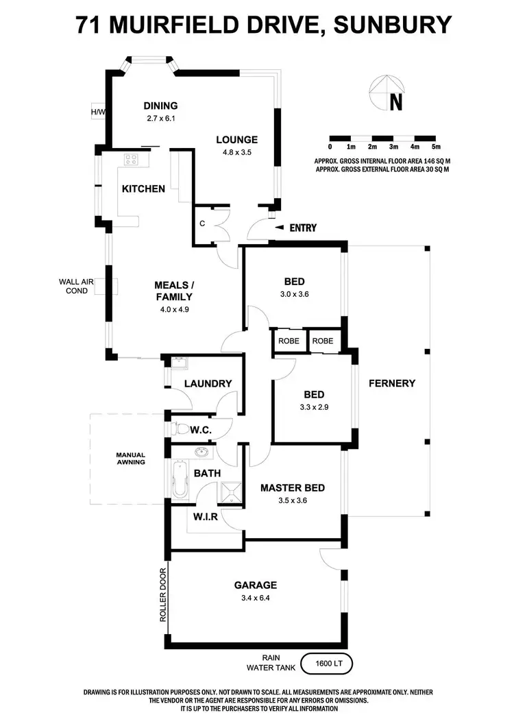 Floorplan of Homely house listing, 71 Muirfield Drive, Sunbury VIC 3429
