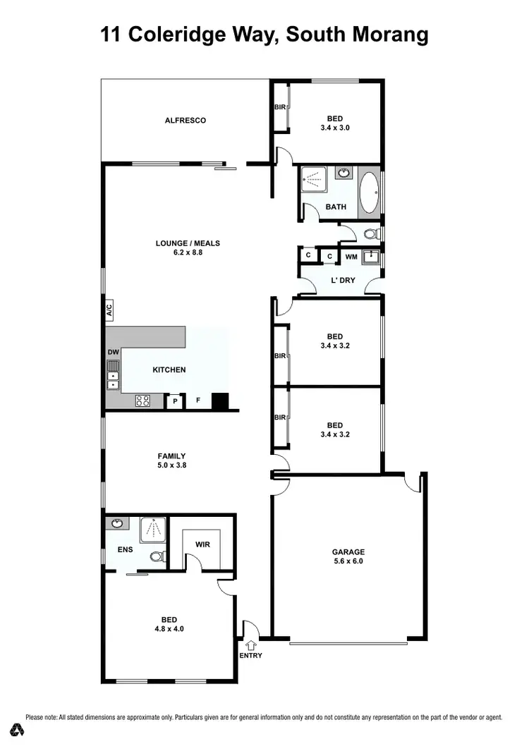 Floorplan of Homely house listing, 11 Coleridge Way, South Morang VIC 3752