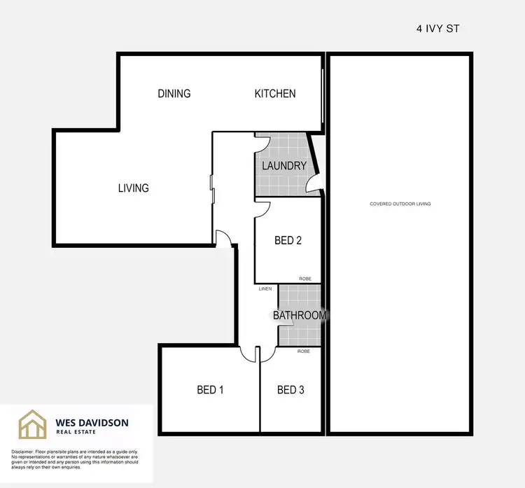 Floorplan of Homely house listing, 4 Ivy Street, Horsham VIC 3400