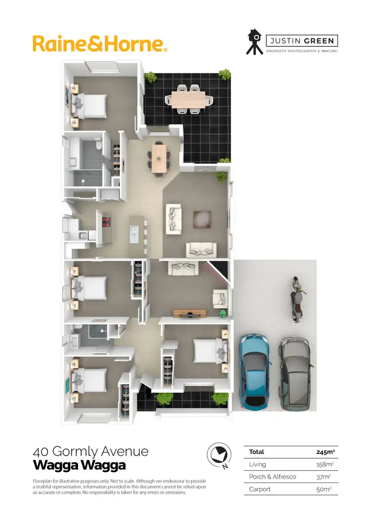 Floorplan of Homely house listing, 40 Gormly Avenue, Wagga Wagga NSW 2650