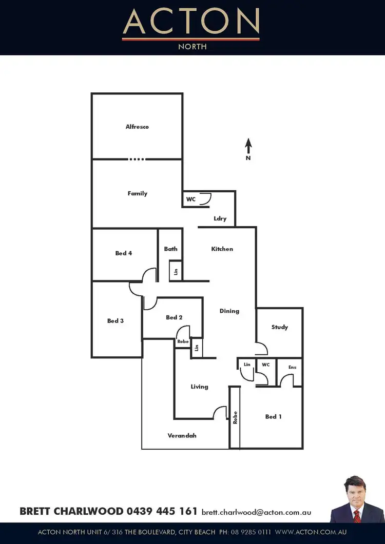 Floorplan of Homely house listing, 8 Dodds Place, Innaloo WA 6018