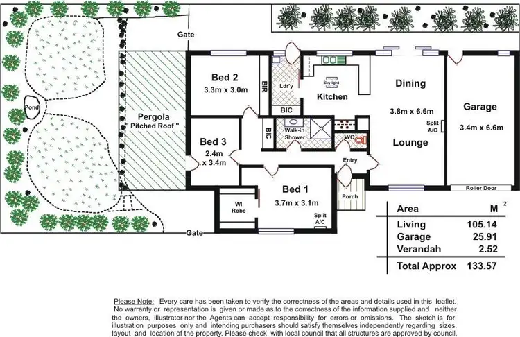 Floorplan of Homely unit listing, 1/587a Greenhill Road, Burnside SA 5066