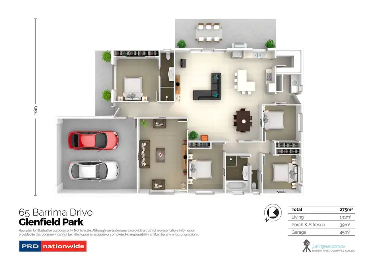 Floorplan of Homely house listing, 65 Barrima Drive, Glenfield Park NSW 2650