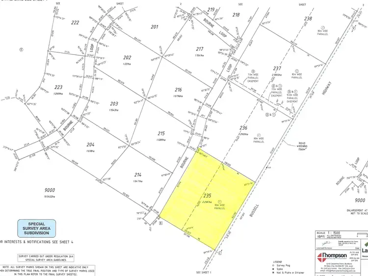 Floorplan of Homely land listing, Lot 235 Bourne Loop, Stratham WA 6237