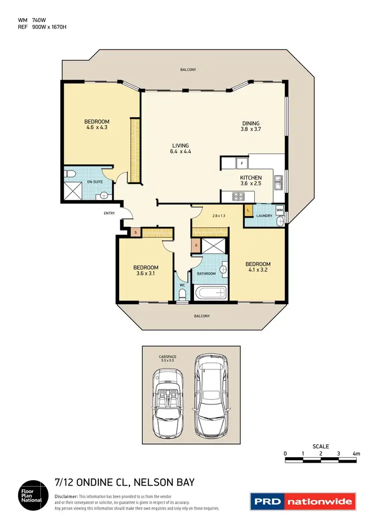 Floorplan of Homely apartment listing, 7/12 Ondine Close, Nelson Bay NSW 2315