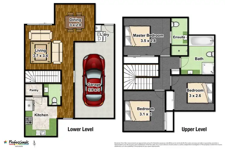 Floorplan of Homely townhouse listing, 41/136 Princess Street, Cleveland QLD 4163