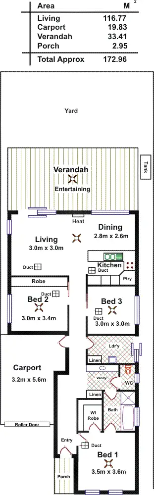 Floorplan of Homely unit listing, 11/26 York Terrace, Salisbury SA 5108