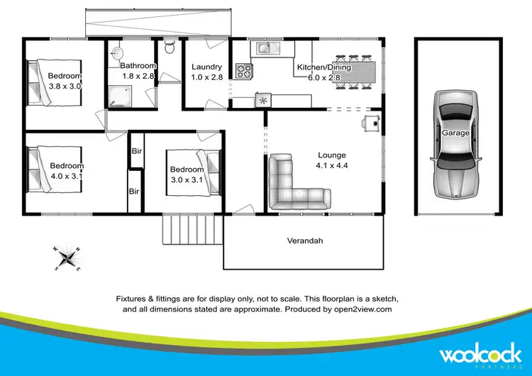 Floorplan of Homely house listing, 4 Partridge Drive, Legana TAS 7277