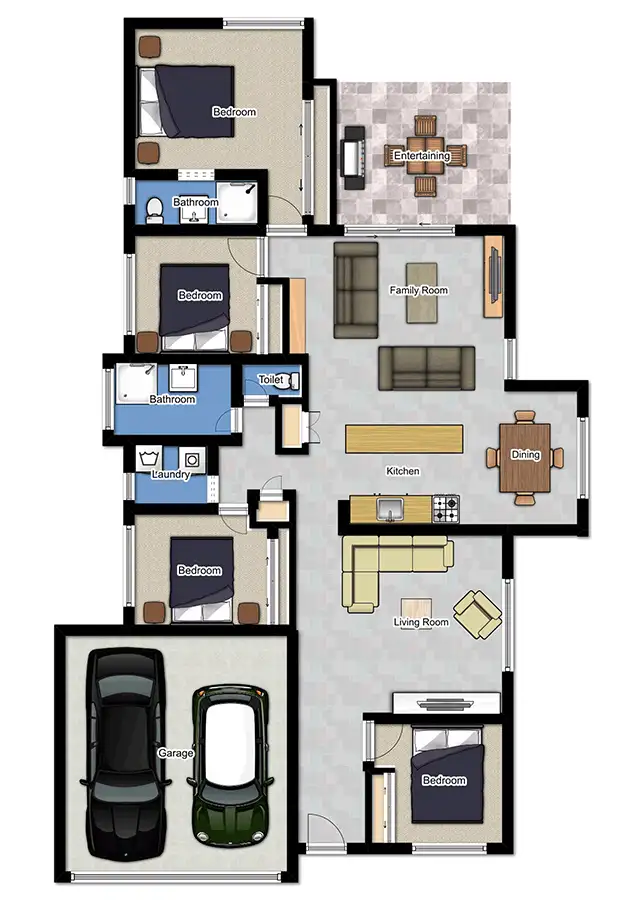Floorplan of Homely house listing, 5 Callistemon Street, Heathwood QLD 4110