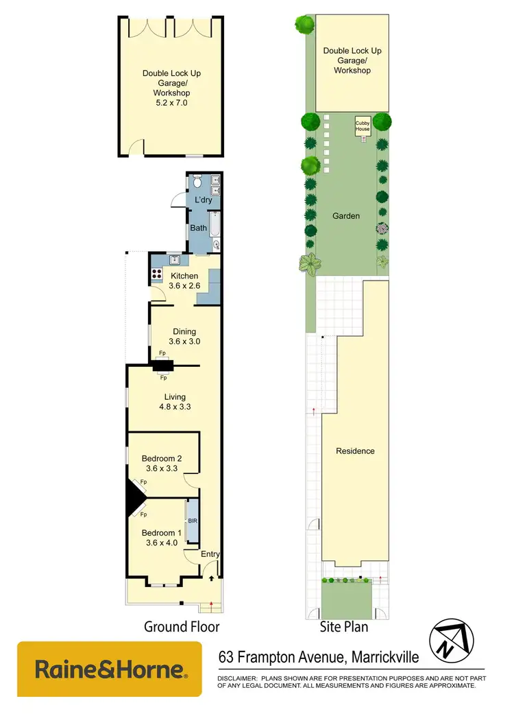 Floorplan of Homely house listing, 63 Frampton Avenue, Marrickville NSW 2204