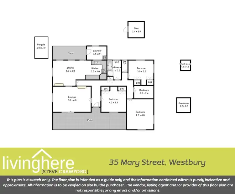 Floorplan of Homely house listing, 35 Mary Street, Westbury TAS 7303
