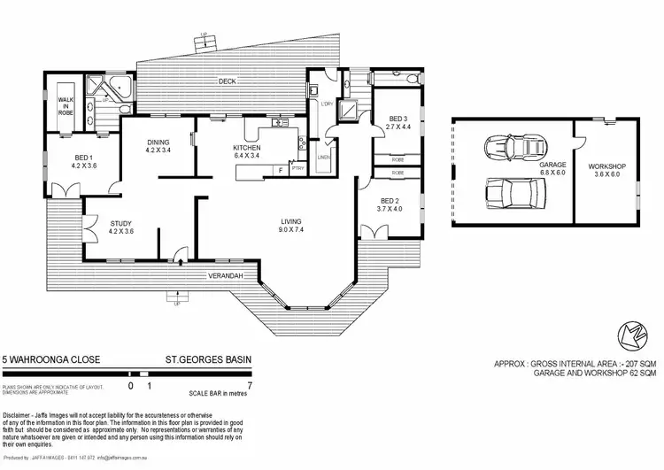 Floorplan of Homely house listing, 5 Wahroonga Close, St Georges Basin NSW 2540