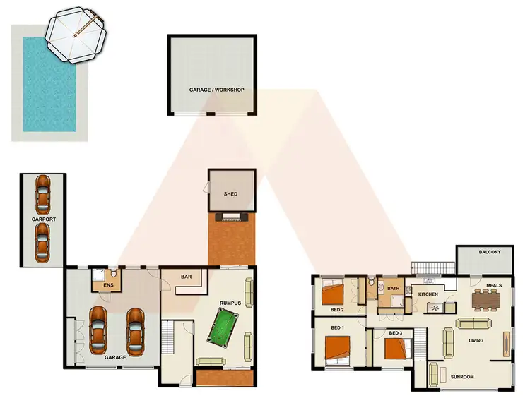 Floorplan of Homely house listing, 18 Monarch St, Slacks Creek QLD 4127