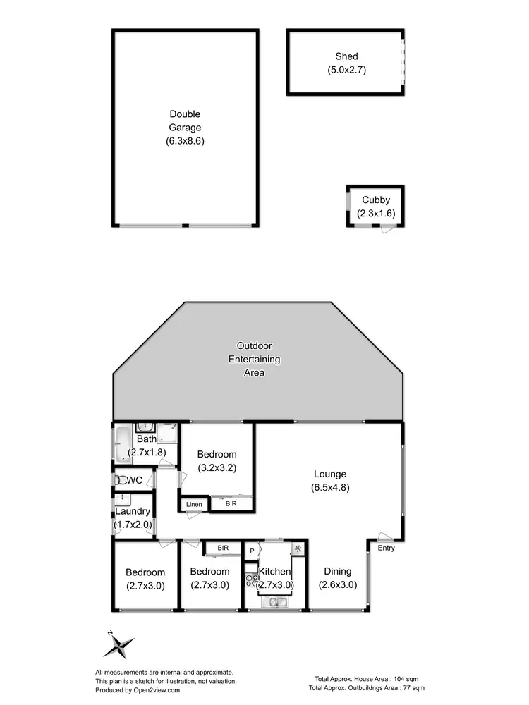 Floorplan of Homely house listing, 9A Wells Parade, Blackmans Bay TAS 7052