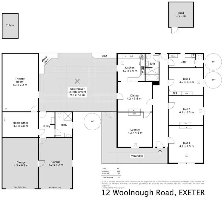 Floorplan of Homely house listing, 12 Woolnough Road, Exeter SA 5019