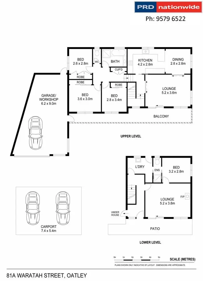 Floorplan of Homely house listing, 81A Waratah Street, Oatley NSW 2223