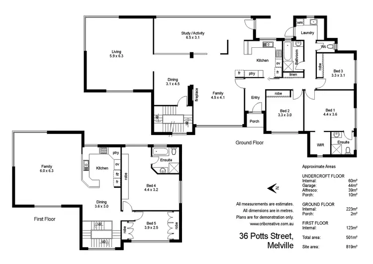 Floorplan of Homely house listing, 36 Potts Street, Melville WA 6156