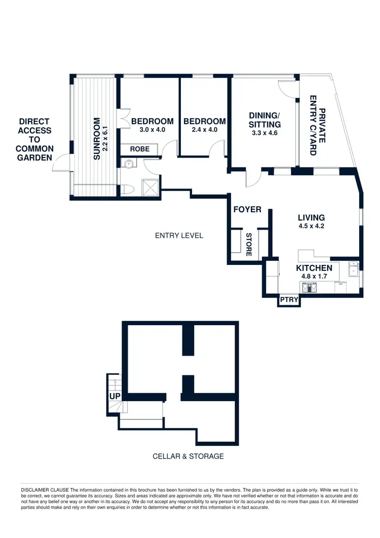 Floorplan of Homely apartment listing, 8/56A Ormond Street, Paddington NSW 2021