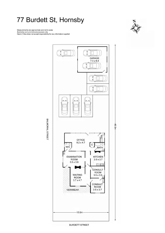 Floorplan of Homely house listing, 77 Burdett Street, Hornsby NSW 2077