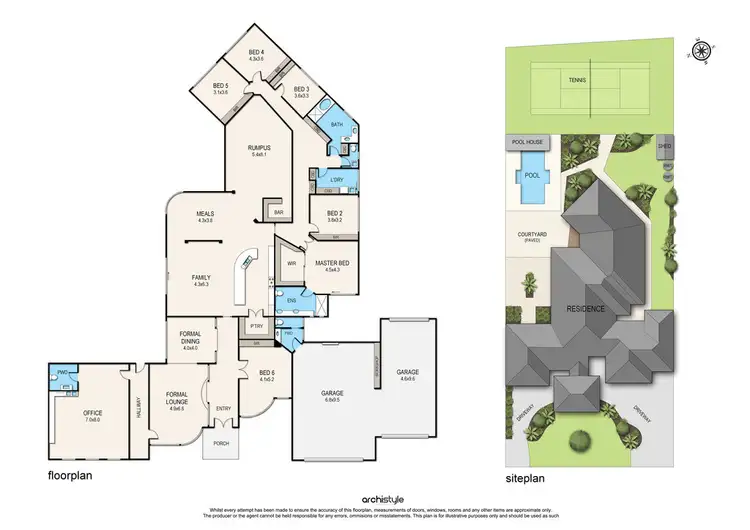 Floorplan of Homely house listing, 3 Rustic Rise, Narre Warren North VIC 3804