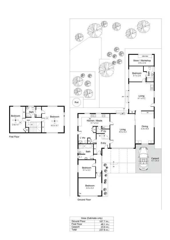 Floorplan of Homely house listing, 17 Holder Road, Hove SA 5048