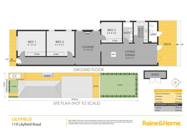 Floorplan of Homely house listing, 119 Lilyfield Road, Lilyfield NSW 2040