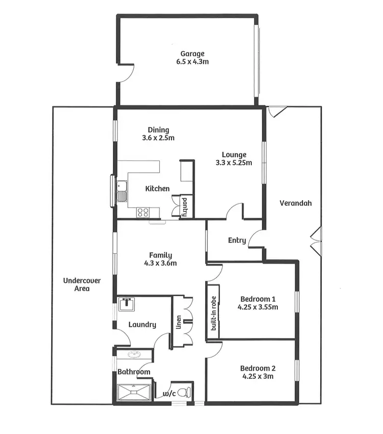 Floorplan of Homely house listing, 163 Maurice Rd, Murray Bridge SA 5253