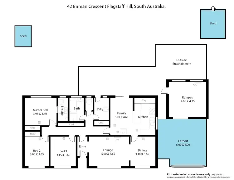 Floorplan of Homely house listing, 42 Birman Crescent, Flagstaff Hill SA 5159