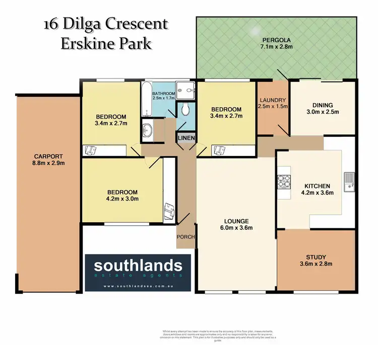 Floorplan of Homely house listing, 16 Dilga Crescent, Erskine Park NSW 2759