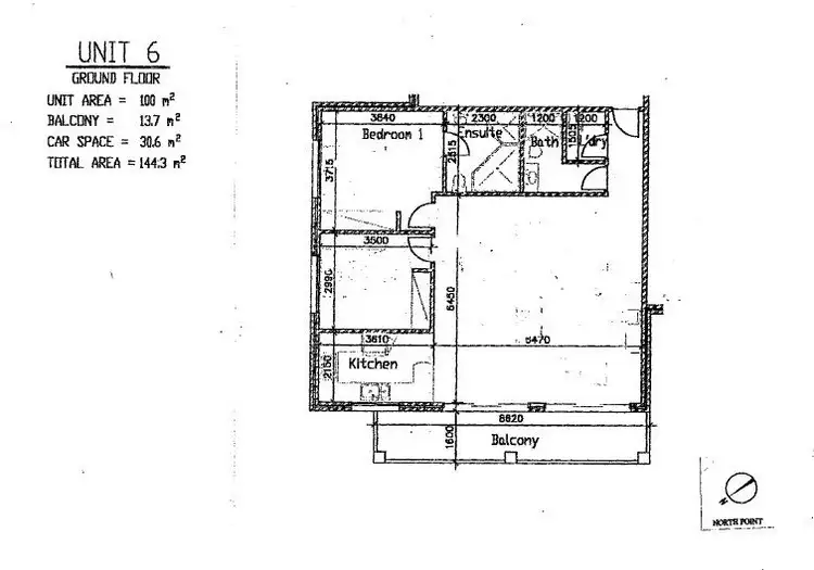 Floorplan of Homely house listing, 6/20 Fitzgerald Crescent, Strathfield South NSW 2136